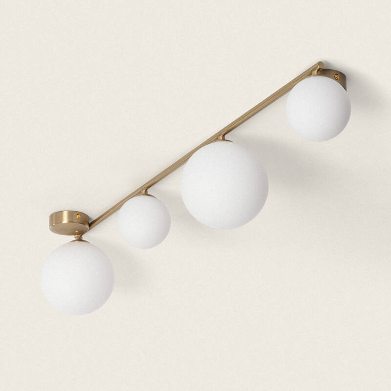 Image of Edit Amatler 4 Light Flush Ceiling Light