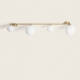 Image of Edit Amatler 4 Light Glass Flush Ceiling Light