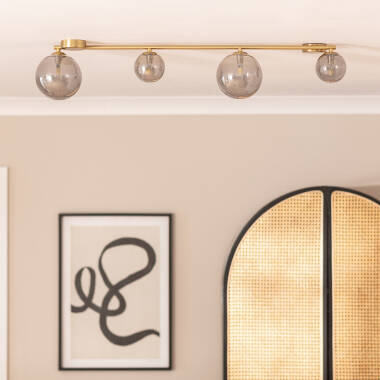 Image of Edit Amatler 4 Light Flush Ceiling Light