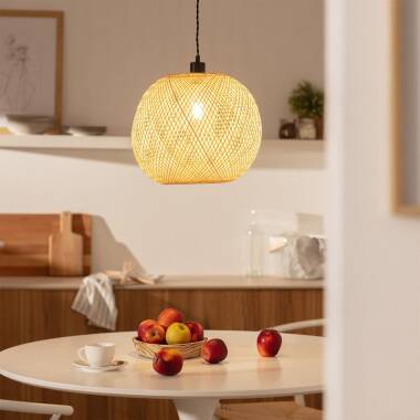 Image of Edit Bamboo Ceiling Pendant Light