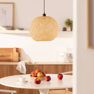 Image of Edit Bamboo Ceiling Pendant Light