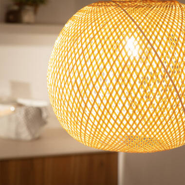 Image of Edit Bamboo Ceiling Pendant Light