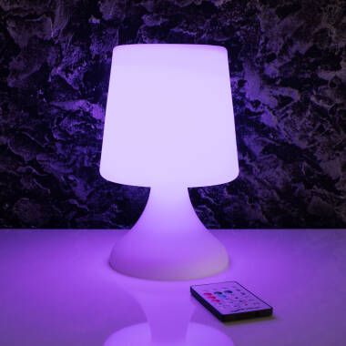 Image of Edit Uyoga USB Rechargeable LED Outdoor Table Lamp with Speaker and Remote Control