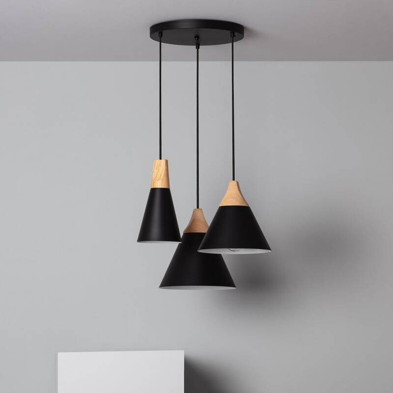 Image of Edit Dustin 3 Light Cluster Ceiling Pendant