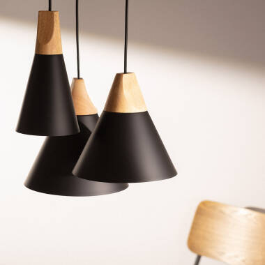 Image of Edit Dustin 3 Light Cluster Ceiling Pendant