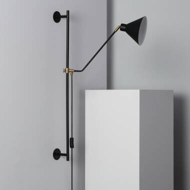 Image of Edit Oga Adjustable Wall Light with Plug