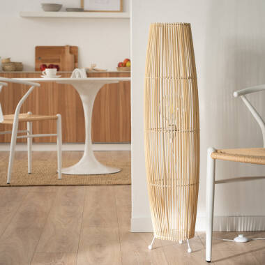 Image of Edit Komu Bamboo Floor Lamp
