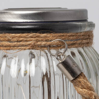 Image of Edit Solar LED Solar Glass Jar With Fairy Lights