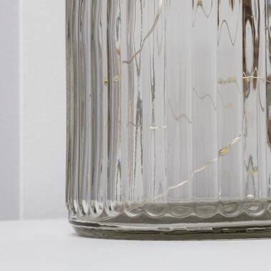 Image of Edit Solar LED Solar Glass Jar With Fairy Lights