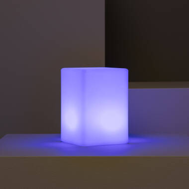 Image of Kozan Portable Outdoor RGB LED Table Lamp with Rechargeable Battery