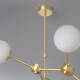 Image of Edit Moonlight 6 Arm Semi-Flush Ceiling Light