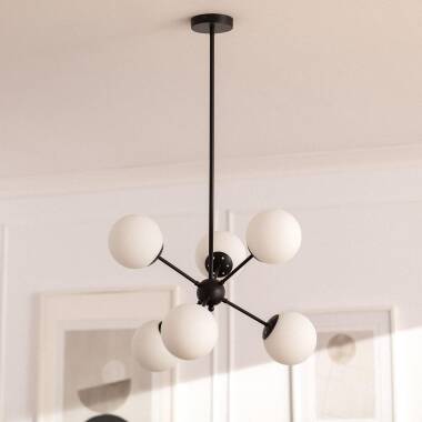 Image of Edit Balts 6 Arm Ceiling Pendant Light