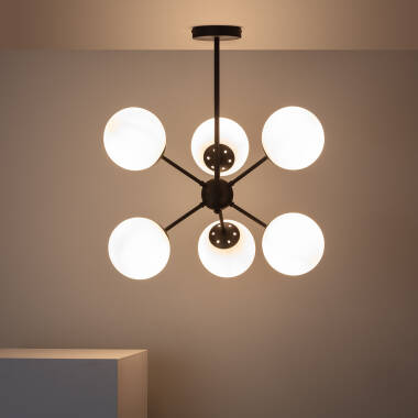 Image of Edit Balts 6 Arm Ceiling Pendant Light