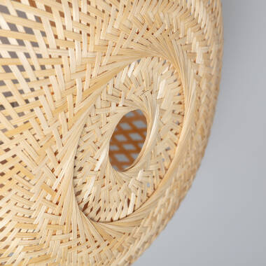 Image of Edit Manen Bamboo Wall Light With Plug