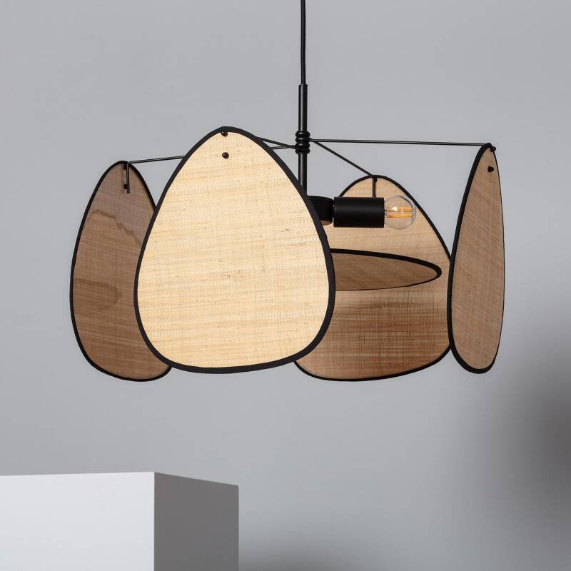 Image of Edit Hades Rattan Ceiling Pendant Light