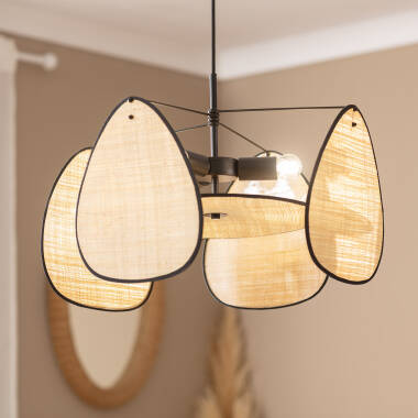 Image of Edit Hades Rattan Ceiling Pendant Light