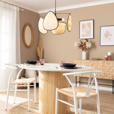 Image of Edit Hades Rattan Ceiling Pendant Light