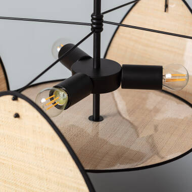 Image of Edit Hades Rattan Ceiling Pendant Light