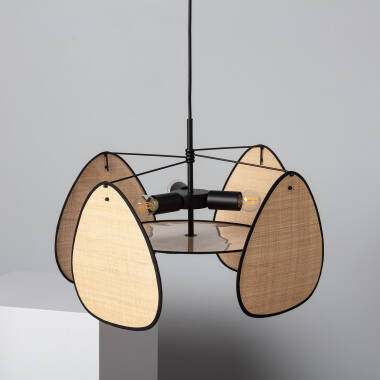Image of Edit Hades Rattan Ceiling Pendant Light