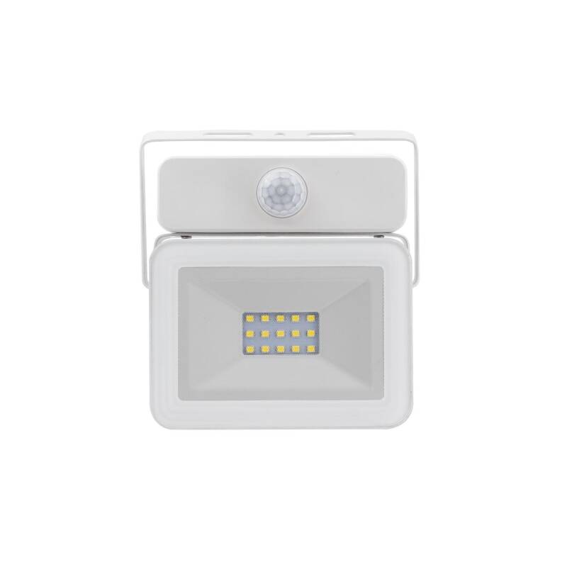 Image of 10W LED Floodlight 1000lm Glass IP65 - with PIR Sensor