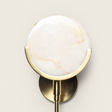 Image of Wisteria Lily Marble Wall Light