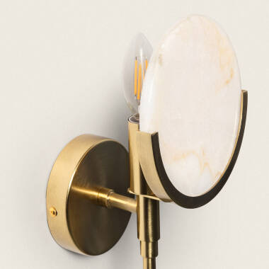 Image of Wisteria Lily Marble Wall Light