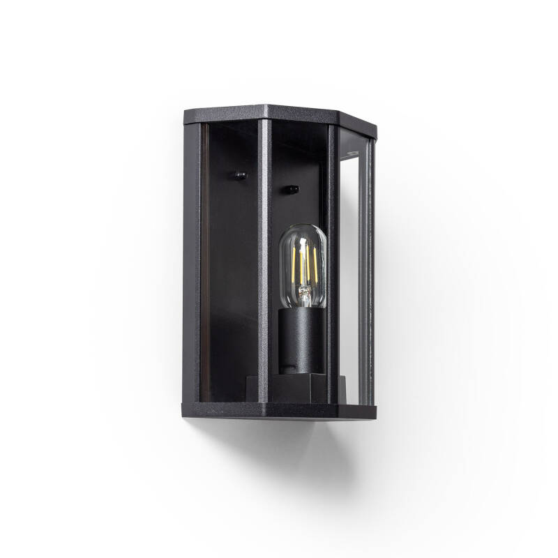 Image of Edit Hathi Half Lantern Outdoor Wall Light