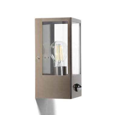 Image of Edit Haworth Half Lantern Outdoor Wall Light with PIR Sensor