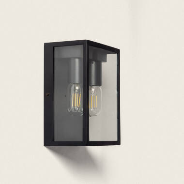 Edit Mineral Half Lantern Outdoor Wall Light