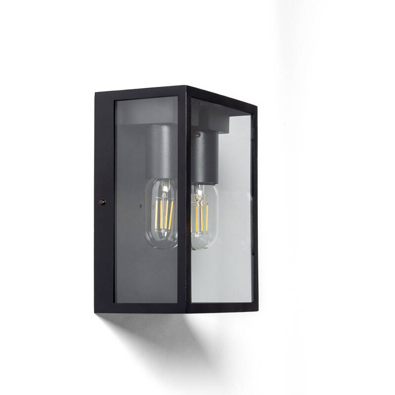 Image of Edit Mineral Half Lantern Outdoor Wall Light