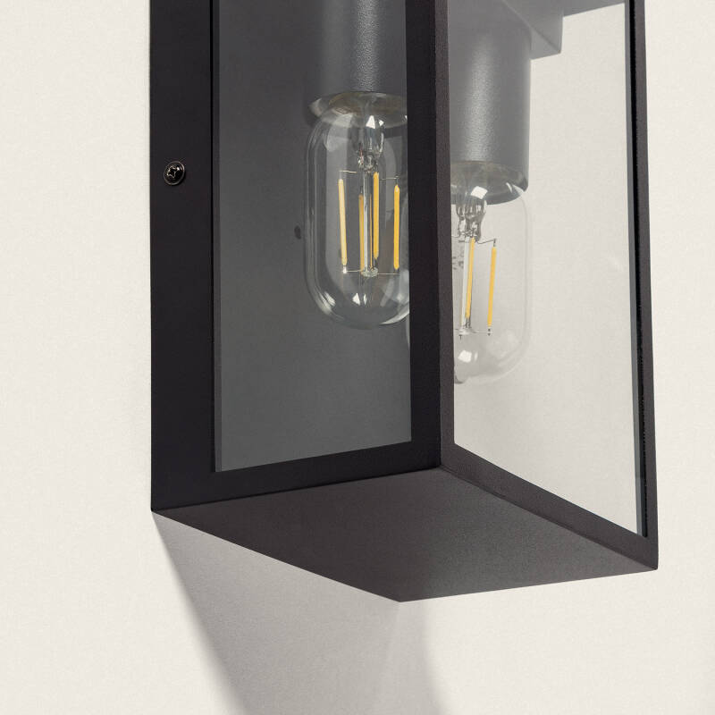 Image of Edit Mineral Half Lantern Outdoor Wall Light