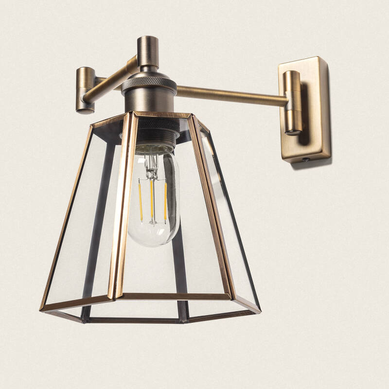 Image of Wisteria Dahlia Swing Arm Reading Light