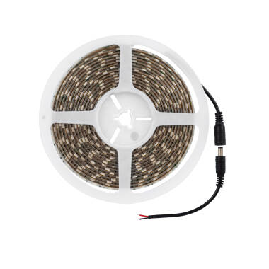 Image of 5m Cool White 12V DC LED Strip 60LED/m 10mm Wide Cut at every 5cm IP65