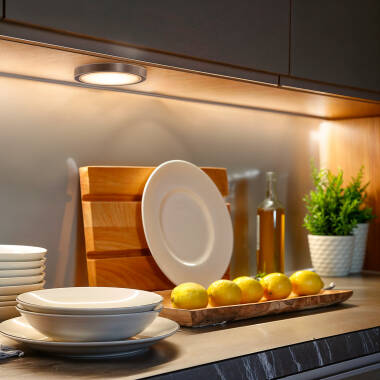 Image of Cool 3W 12V DC Adjustable Under Cabinet LED Light with Quick Connector