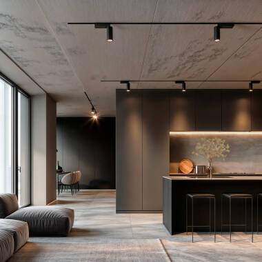 Image of Magnetic Track 25mm Super Slim 15W LED Track Spotlight CRI90