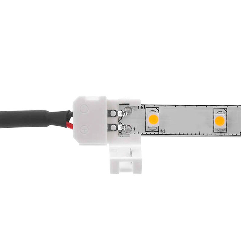 Image of Double 10mm Connector Cable for 12/24V DC Monochrome LED Strips