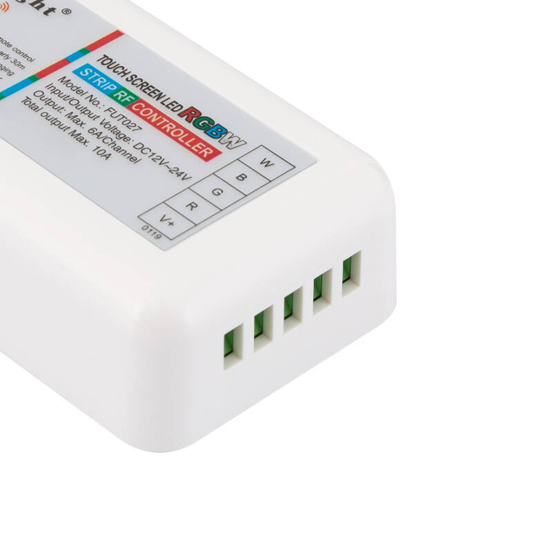 Image of RGBW 12/24V LED Tactile Controller With RF Remote Control Dimmer