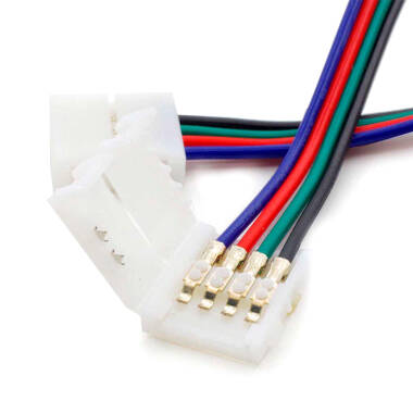 Image of Double 10mm Connector Cable for 12/24V DC RGB LED Strips