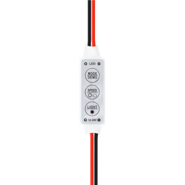 Image of Mini Dimmer Controller 12/24V DC for Monochrome LED Strip