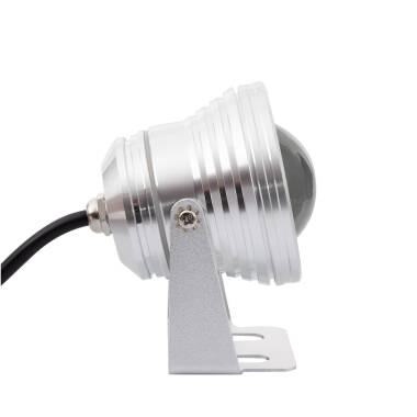 Image of Edit 7W Colour Changing LED Garden Spotlight IP67 - Chrome