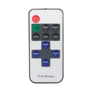 Image of Mini Controller for 12/24V DC Monochrome LED Strips with RF Remote Control Dimmer