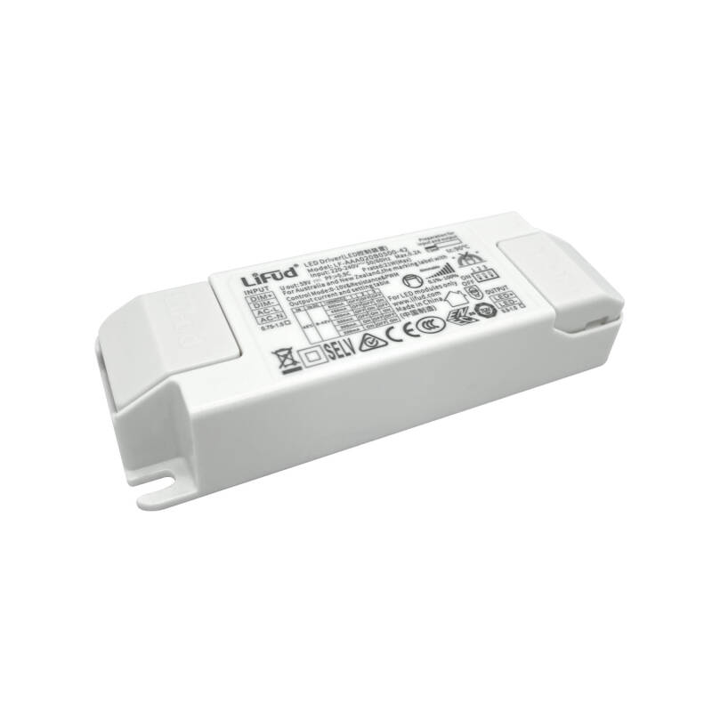 Image of 21W Dimmable LIFUD Driver 1-10V 220-240V Output 9-42V 250-500mA LF-AAA020B0500