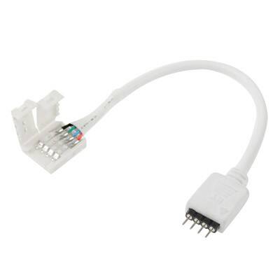 Image of Male Connection Cable to Quick Connector for a 220V AC RGB LED Strip