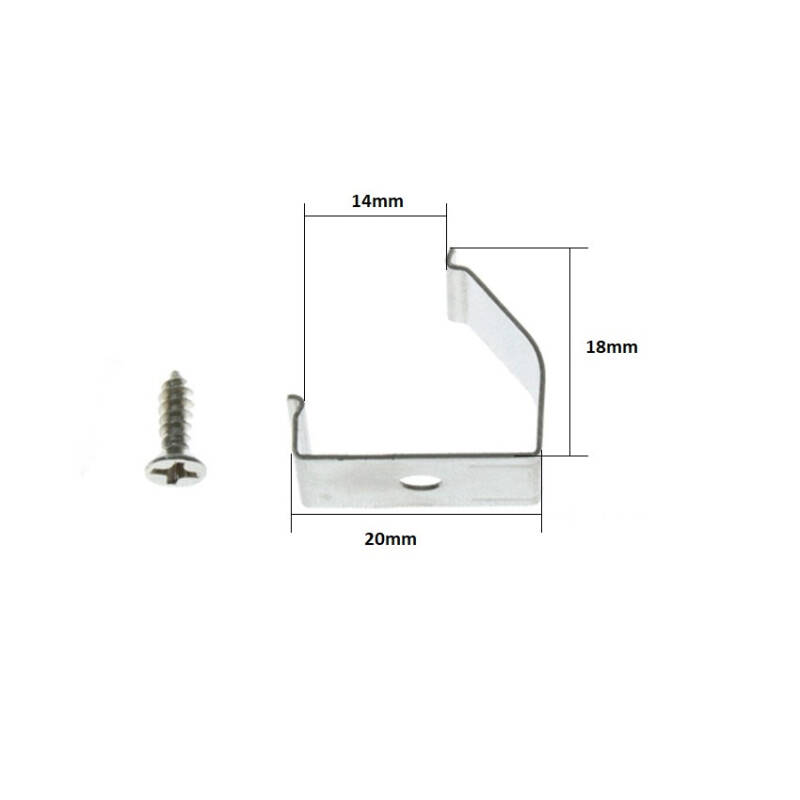 Image of 45º Metal Fitting Clip For Aretha LED Strip