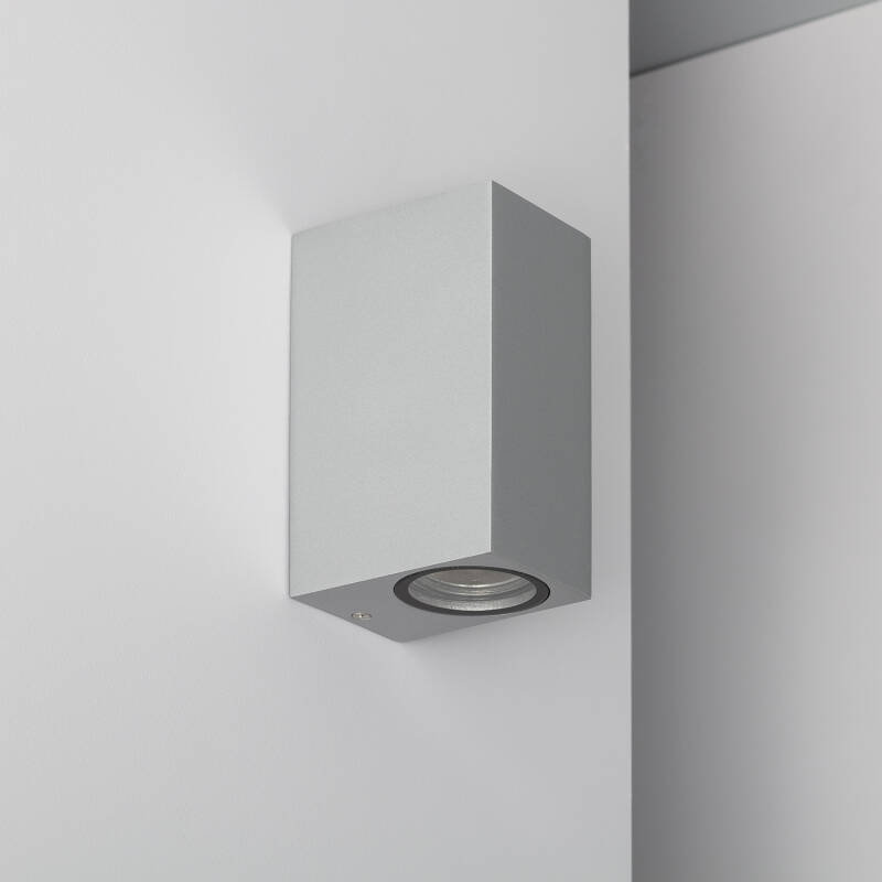 Image of Edit Miseno Outdoor Up & Down Wall Light - Silver