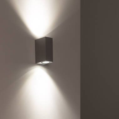 Image of Edit Miseno Outdoor Up & Down Wall Light - Silver