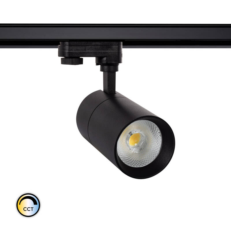 Image of Three Circuit 20W Colour Selectable CCT Dimmable LED Track Light New Mallet