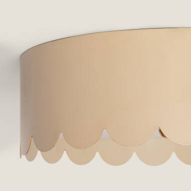 Image of Edit Penelope Scalloped Flush Ceiling Light