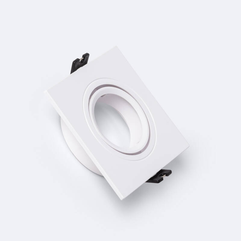 Image of Square Tilting Downlight Bezel Cutout 75mm for a GU10/GU5.3 LED Bulb