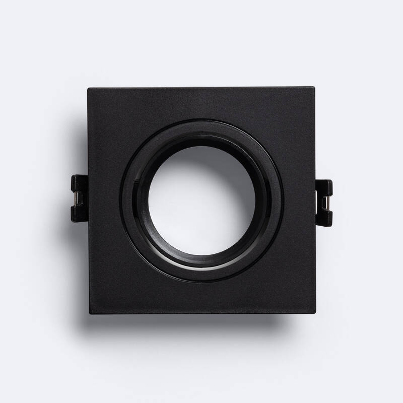 Image of Square Tilting Downlight Bezel Cutout 75mm for a GU10/GU5.3 LED Bulb